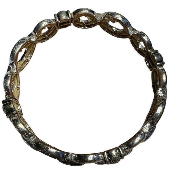 Handmade Beaded Charm Bracelets Set of 3 Silver Tone Fashion‎ Jewelry - Picture 6 of 6